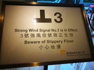 Opozorilo za tajfun